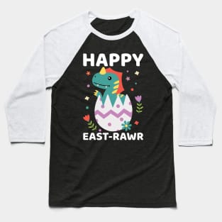 Happy Eastrawr | Baby Dinosaur Baseball T-Shirt